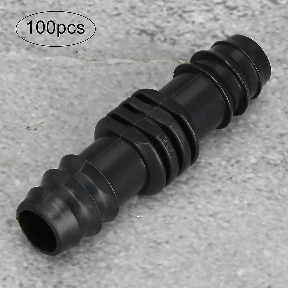 100Pcs 16mm PP Swing Pipe Coupling Connector Straight-Through