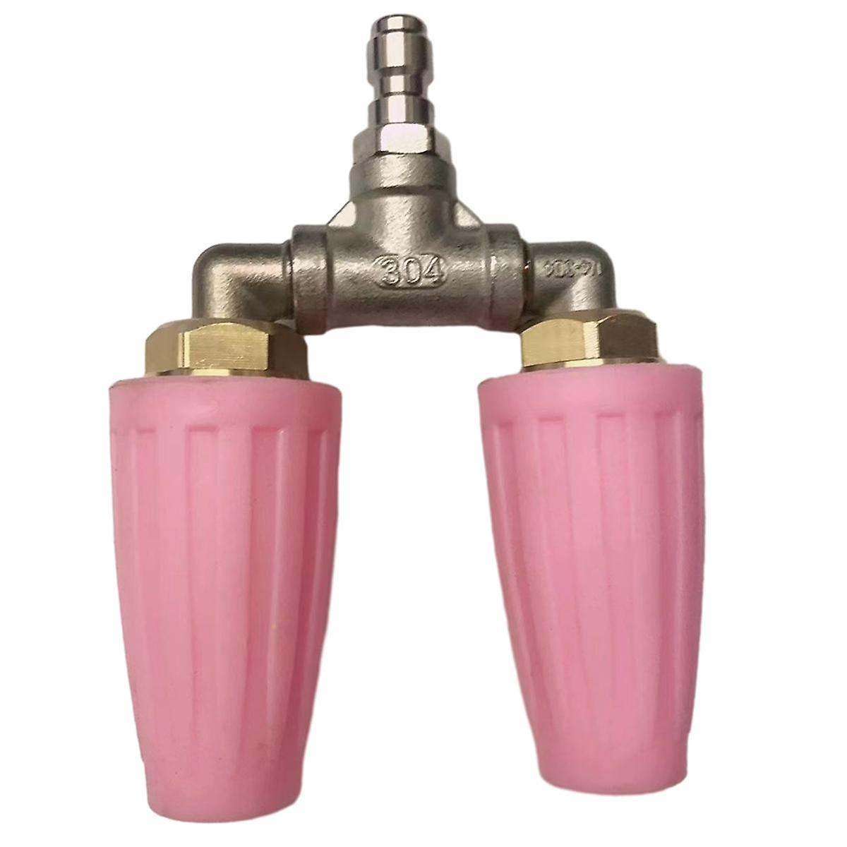 HighPressure Washer Rotating Dual Turbo Nozzle Spray Tip1/4In 4000PSI Replacement Nozzle Spray Tip