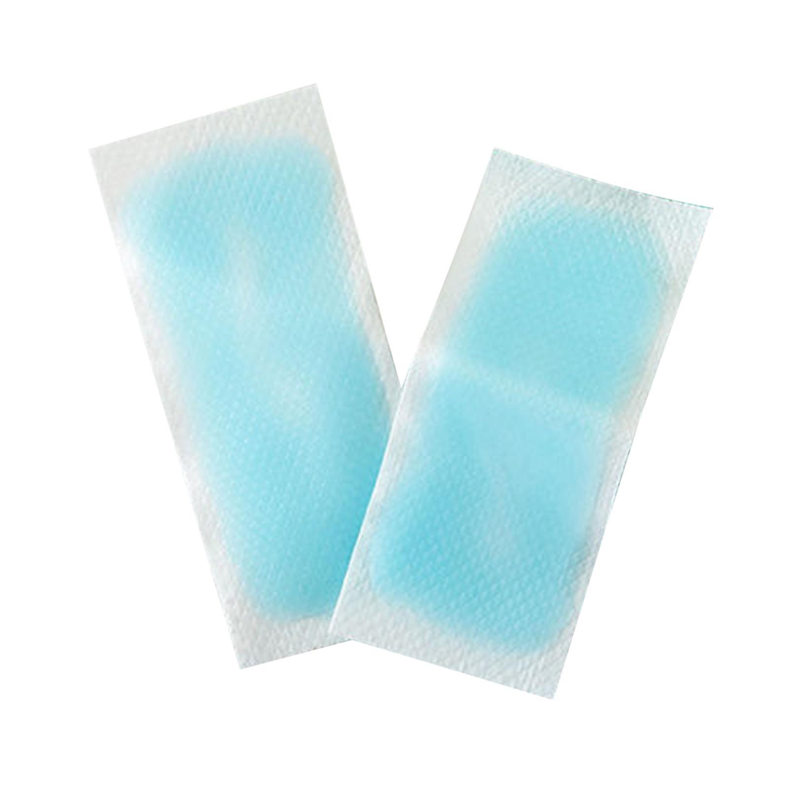 20 Sheets Cooling Patches Rapid Cooling Portable Cooling Soft Gel Sheets for Fever Summer Travel Watermelon Flavor 