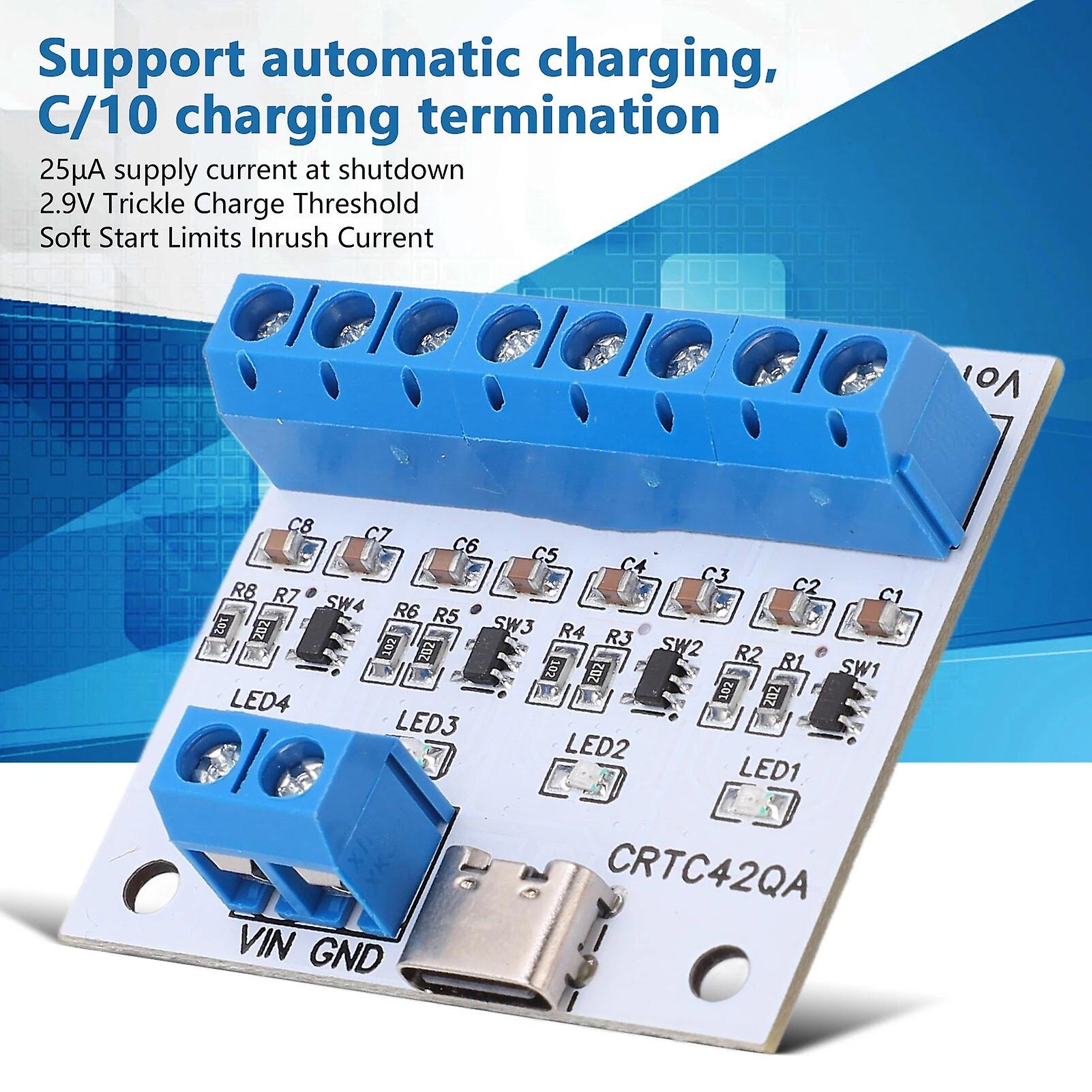 Lithium battery charging module lithium battery charger module DC 5V long life for replacement~9138