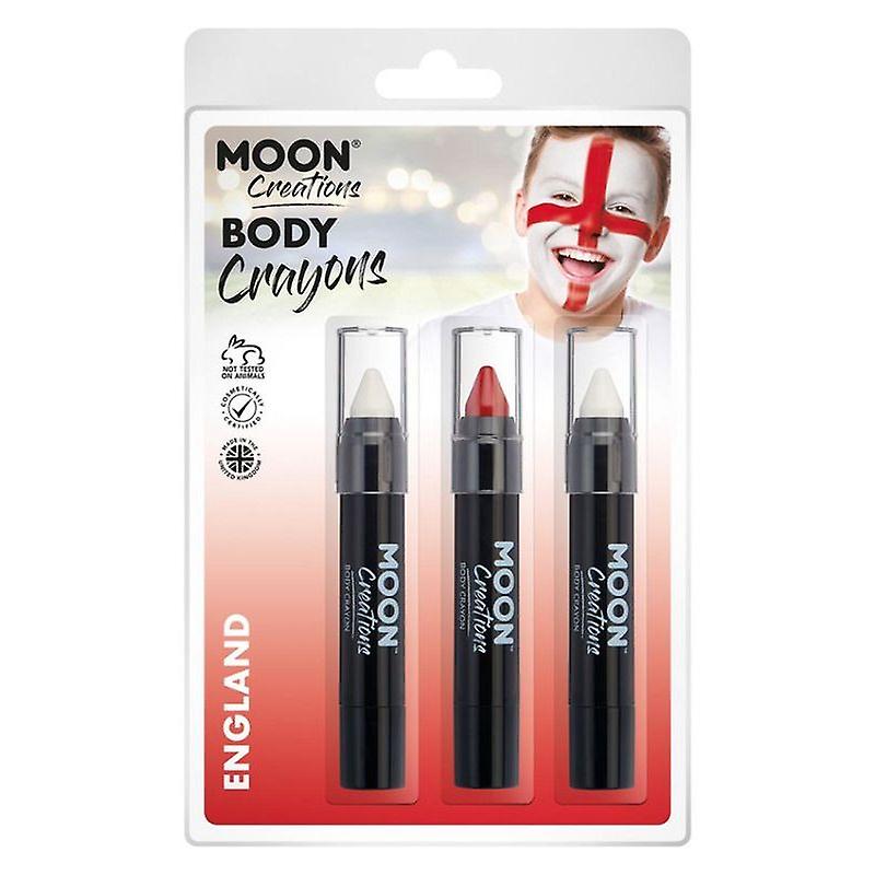 Moon Creations Body Crayons 3. 5g Clamshell Country Patriot Colours C23022