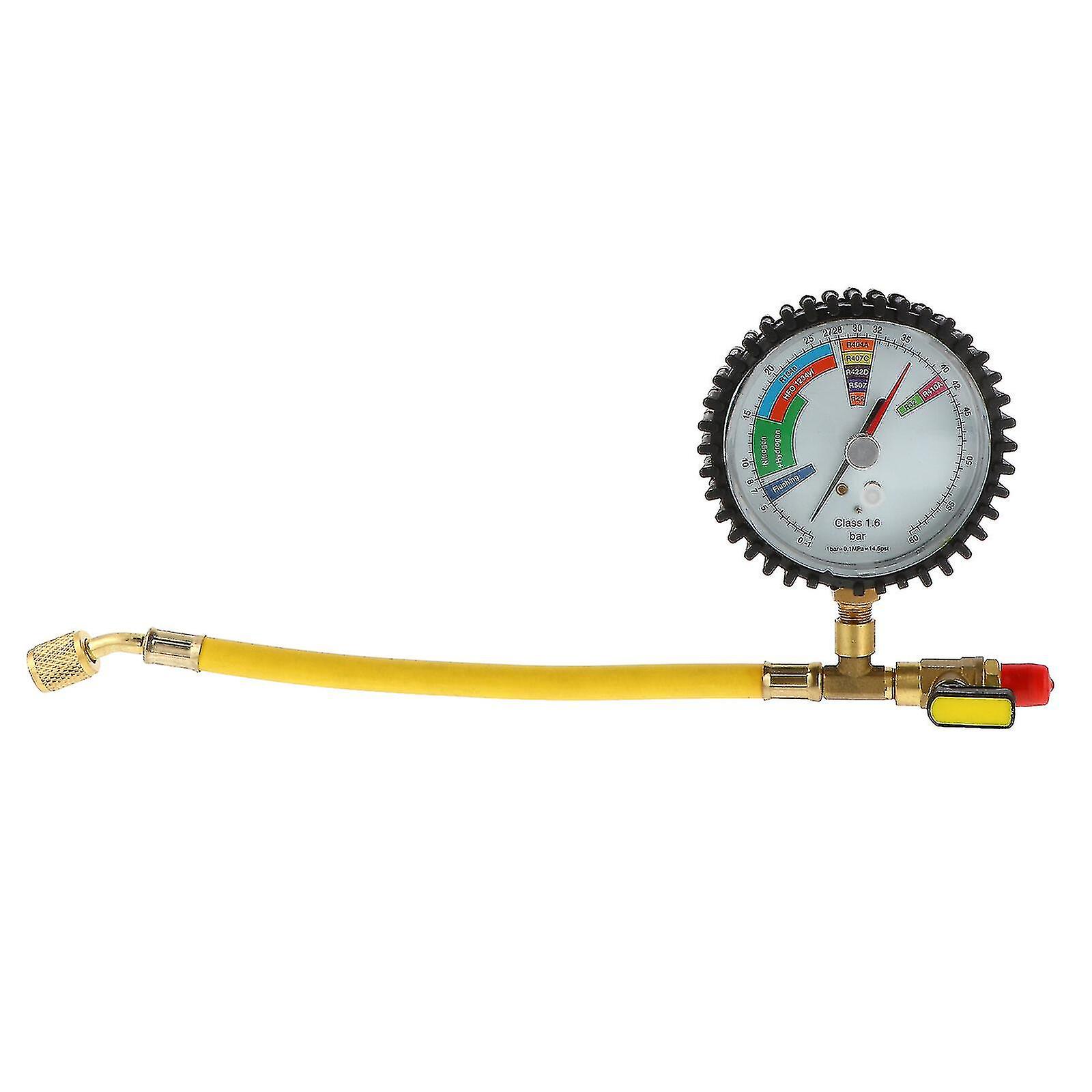 Nitrogen Pressure Test Gauge Air Conditioning Refrigeration Test Table