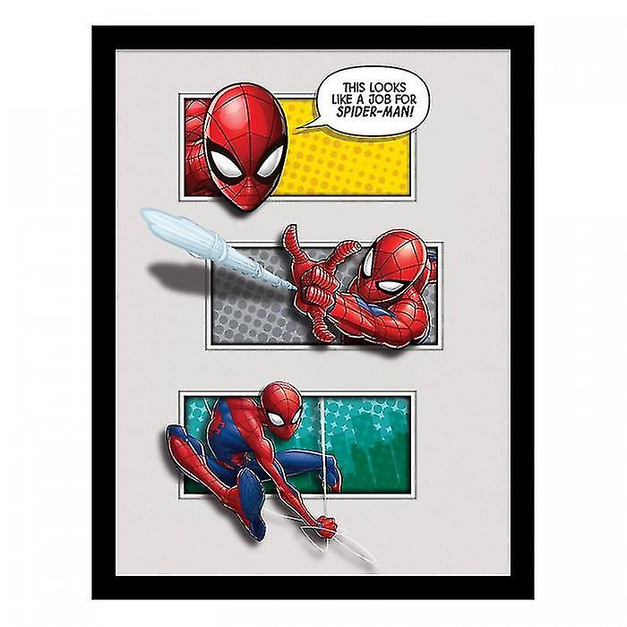 Spider-Man ressemble à une Job Breakout Poster encadrée