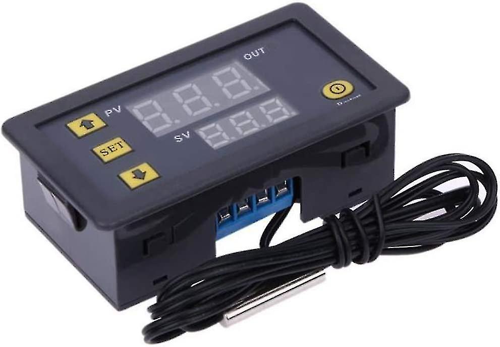 12V 20A W3230 LCD Digital Thermostat Controller with High Temperature Alarm