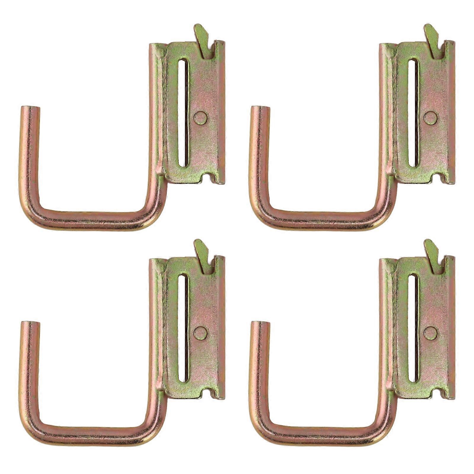 4 Pack E-Track Hooks, 1200 lbs Max Load, J-Hooks for RV, Boat, Bedroom, Van