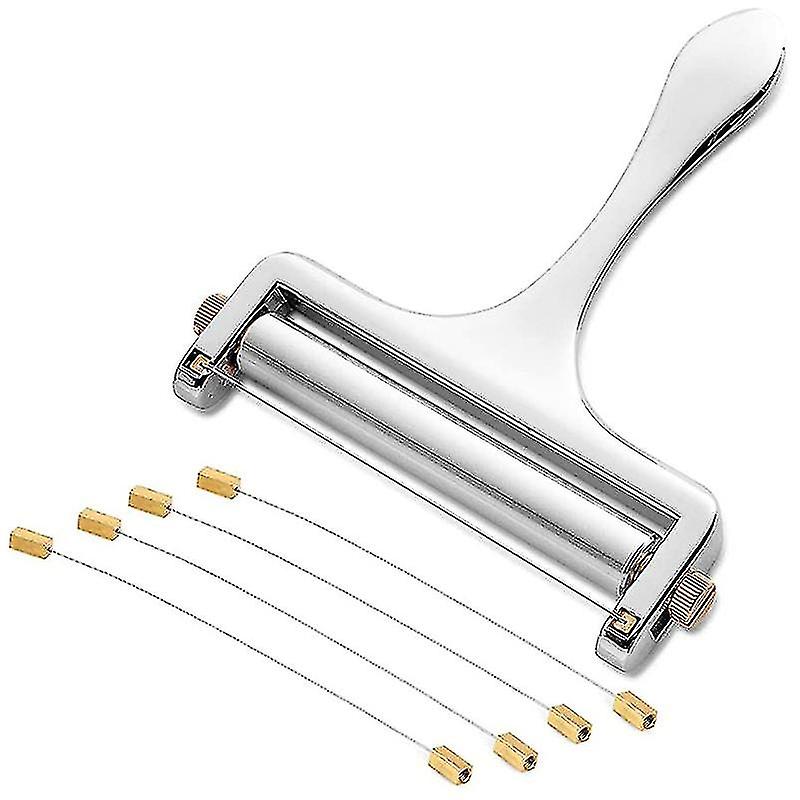 Cheese Slicer, Adjustable Thickness Heavy Cheese Slicers With Wire For Soft & Semi-hard Cheeses -4 (haoyi)