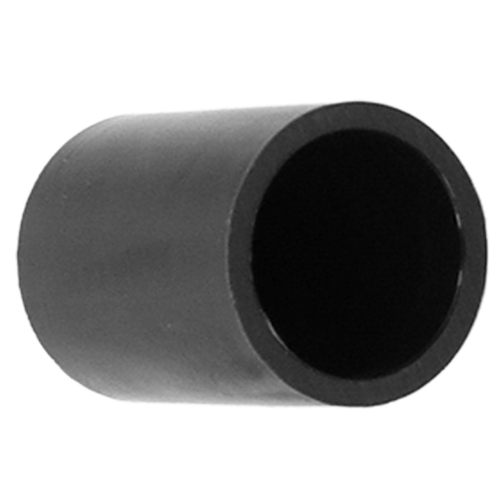 100Pcs Electric Fence Post End Caps Plug Insert Plastic Round Fence Post Caps High Voltage Pulse Electronic Fence System Waterproof Cap Black 12.5mm