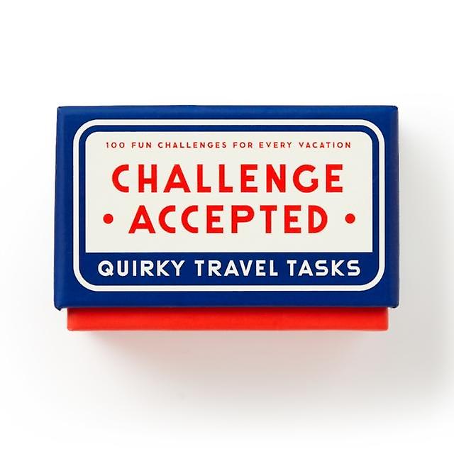 Challenge Accepted Travel Tasks Card Deck by Galison Cards Book