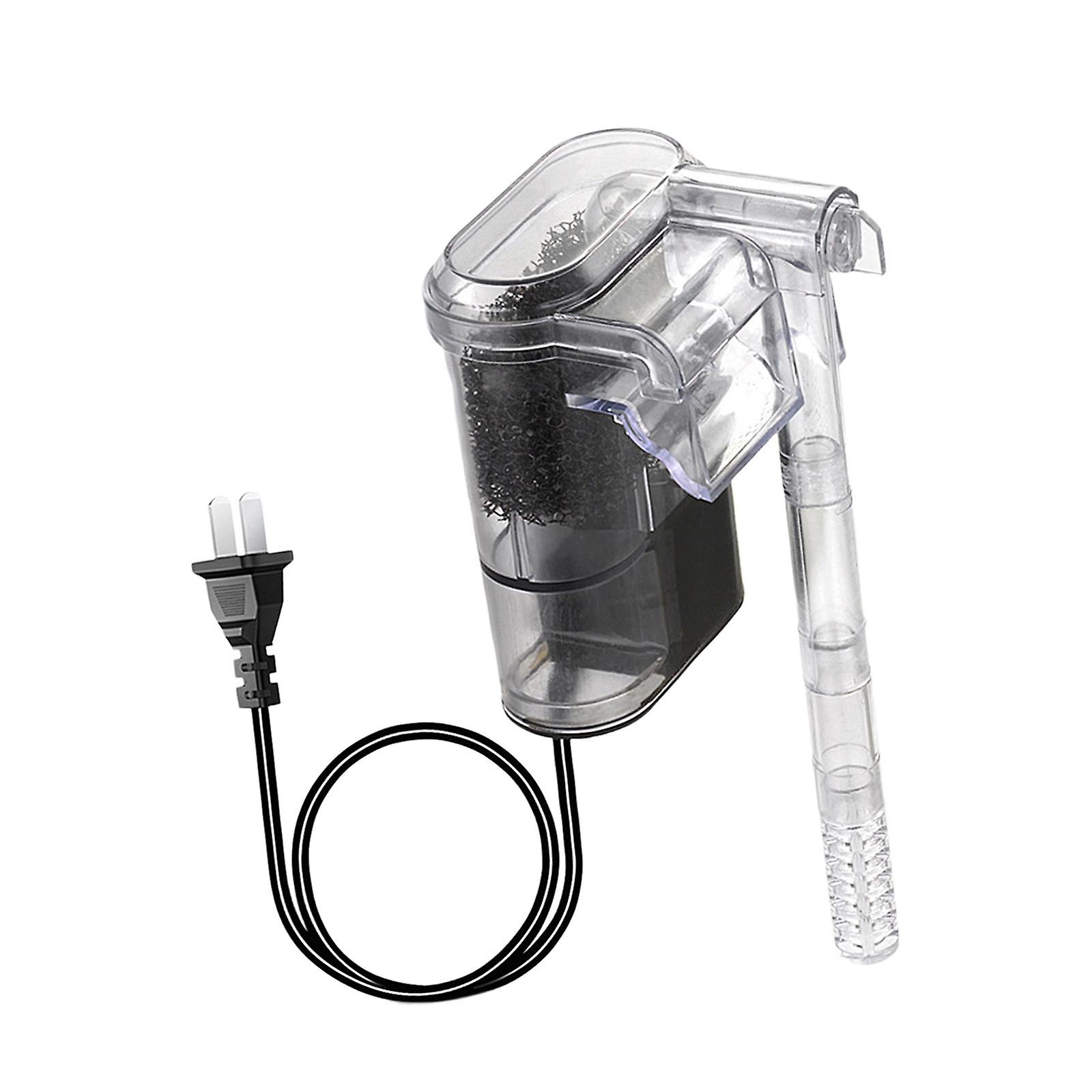 Akvarium Hang on Filter Power Vattenfall för sötvatten Saltvatten Tank Filterplugg