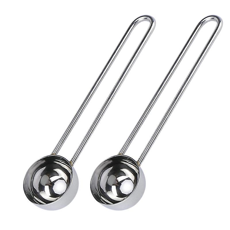 2pcs Stainless Steel Measuring Spoons