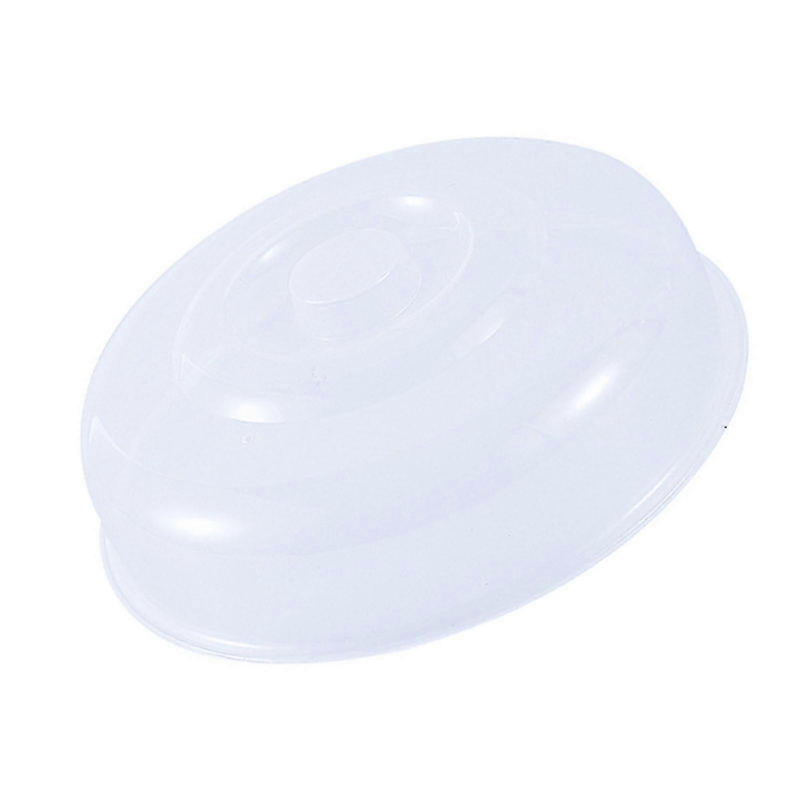 透明なマイクロ波カバーは、プラスチックラウンドマイクロ波スプラッターカバーを厚くします電子レンジプレートカバーガード蓋電子レンジ冷蔵庫用