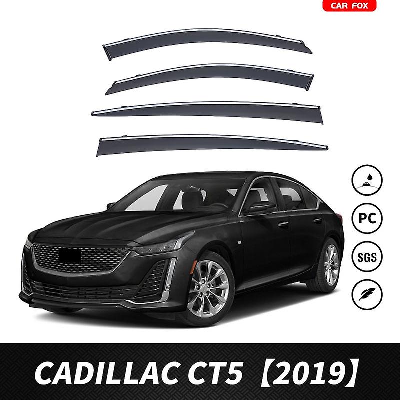 Väderskydd Regnskydd Biltillbehör För Cadillac CT5 2019 Glasavvisare Skydd 4st