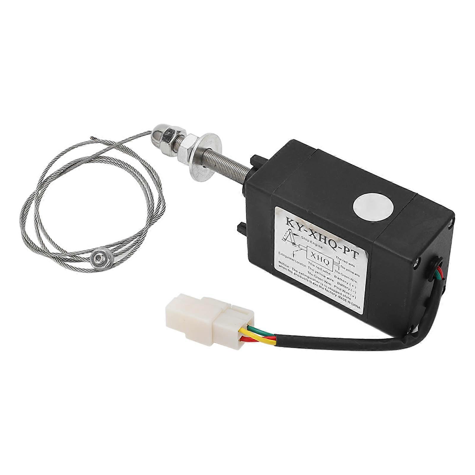 Diesel Engine Stop Solenoid Valve Servo Motor Control Generator Shutdown Solenoid Valve Power Off NC 12V 