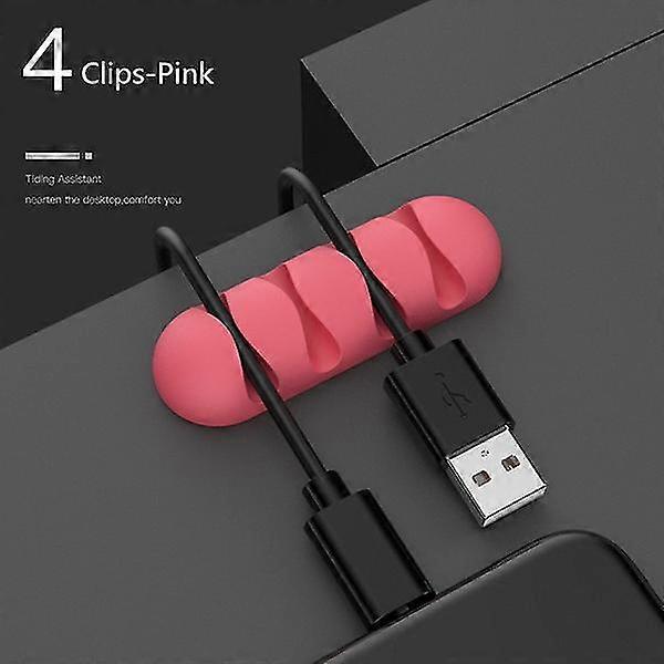 Flexibil silicon Cord Management Cablu Clip