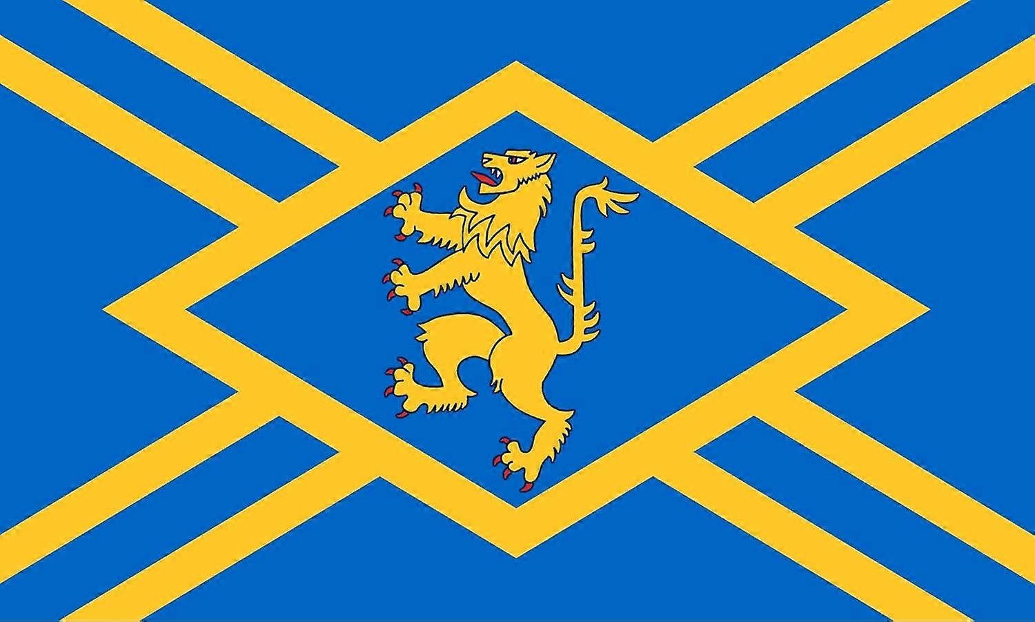 East Lothian - Digital Print  100% Polyester With Eyelets Banner - Flag