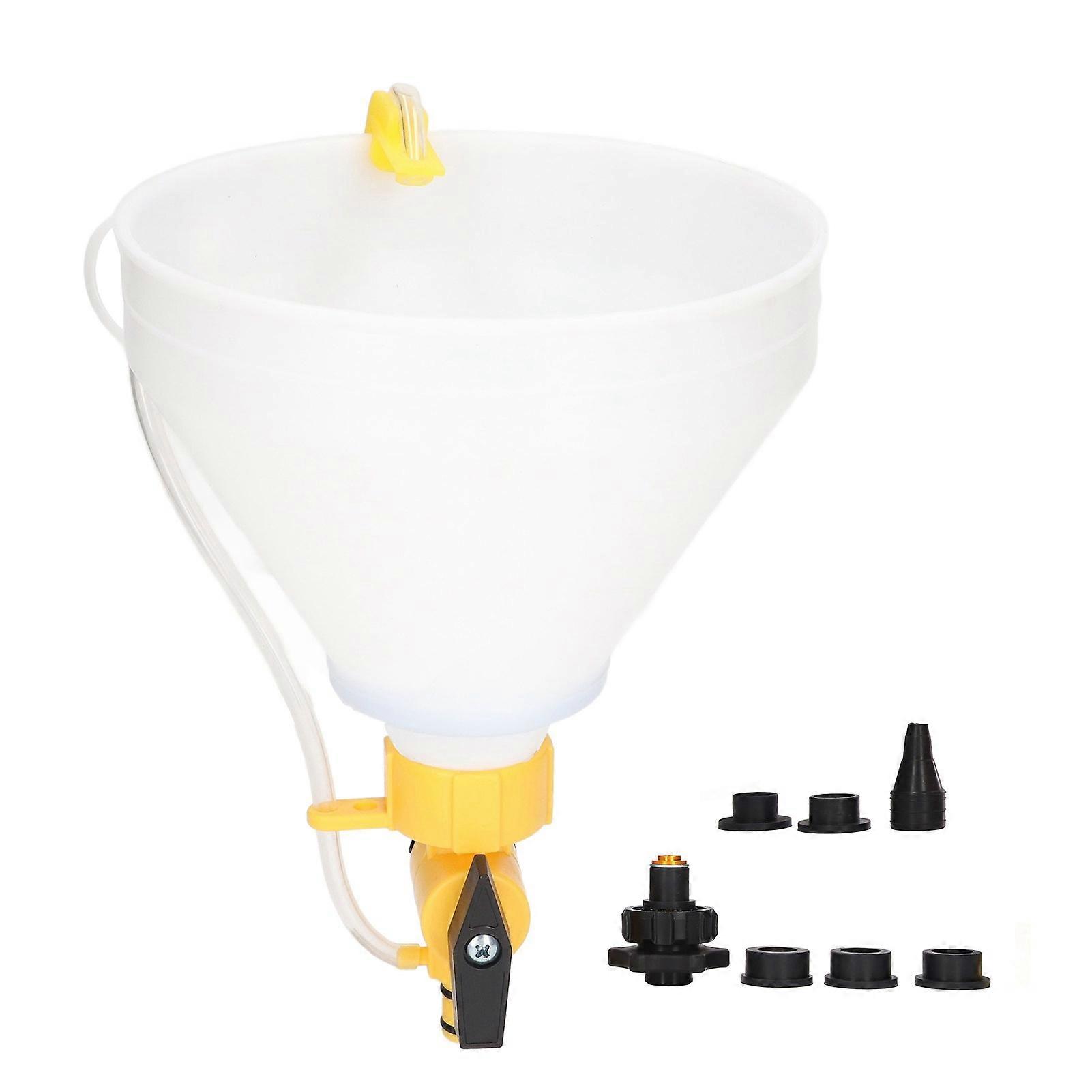 محرك المبرد المبرد ملء قمع كيت نظام التبريد دليل على الانسكاب قمع مع محول 31 35 40 42 45mm