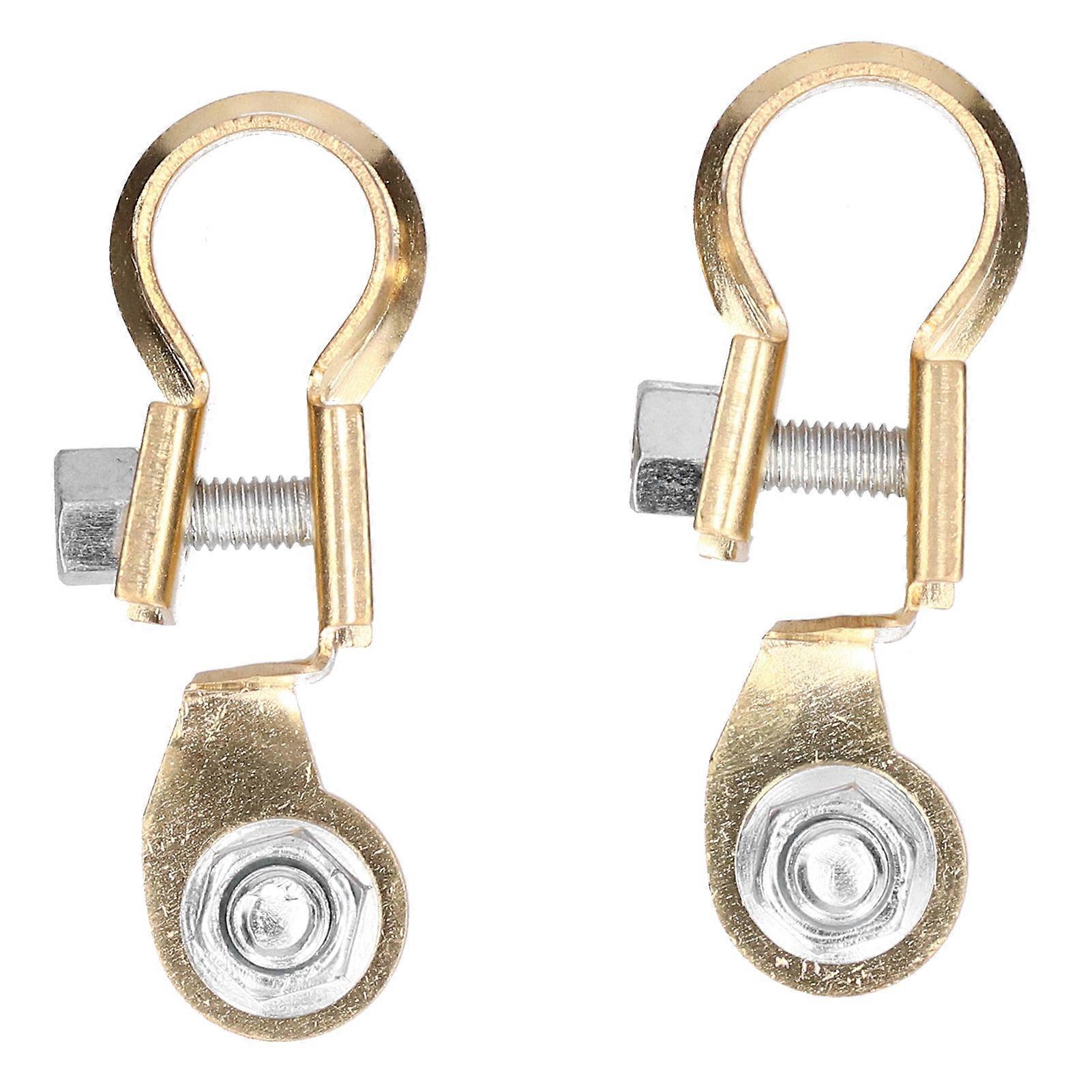 2PCS Battery Terminal Pure Copper Strong Conductivity Automobile Maintenance Tool YEMAA
