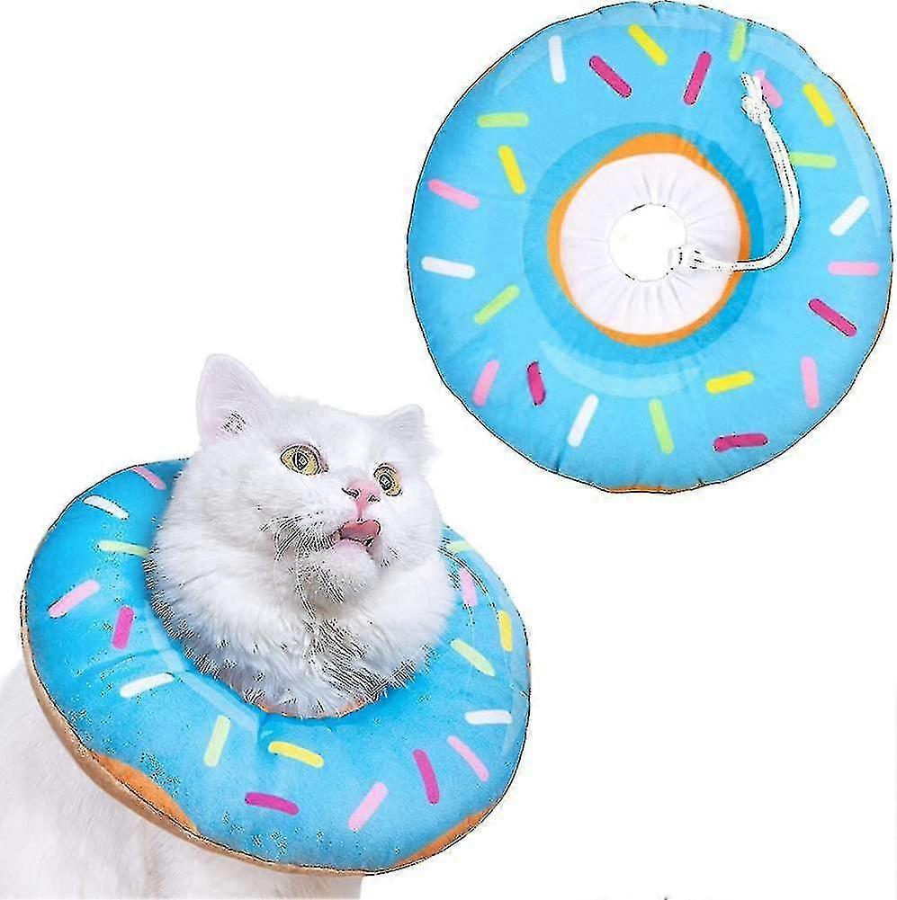 Pet Protective Collar, Adjable Donut Cat Reco Collars Cute Soft C, Pets
