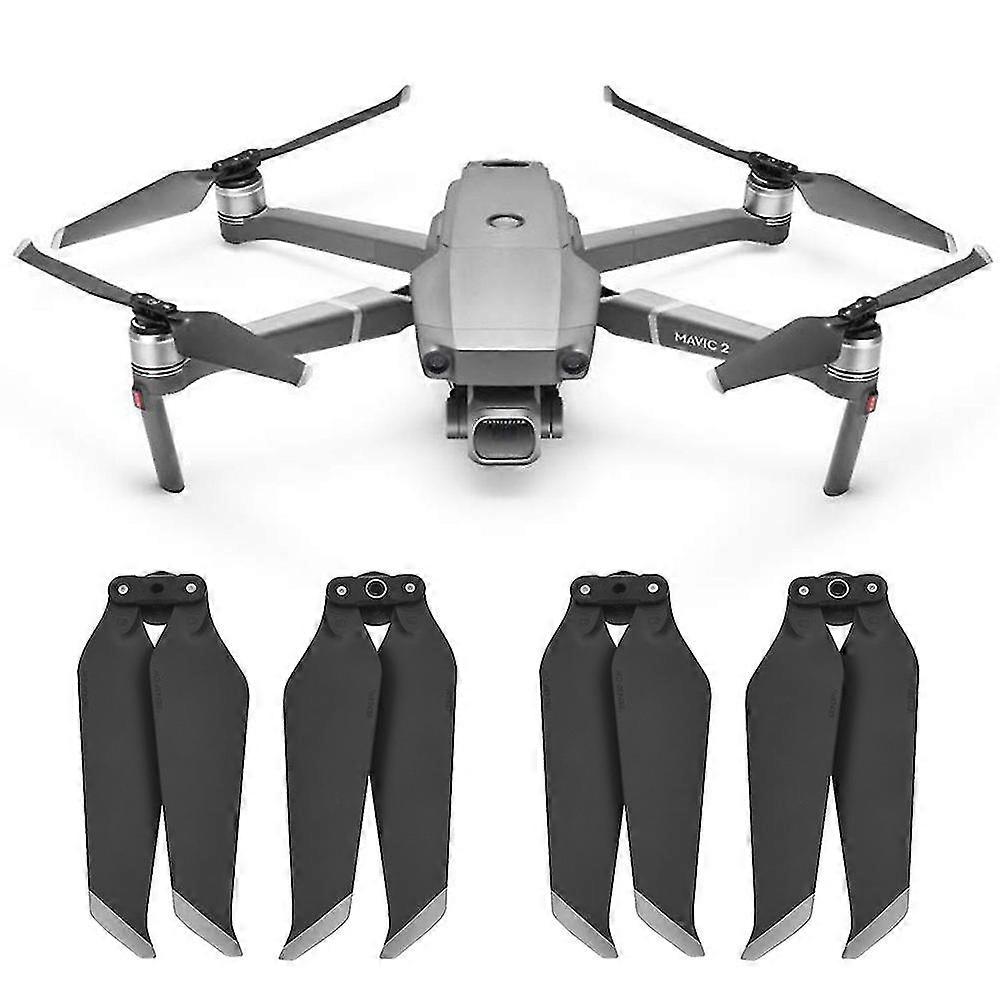 2 Pairs 8743f Low-noise Quick-release Propellers Blades For Dji Mavic 2 Pro/zoom-Excellence