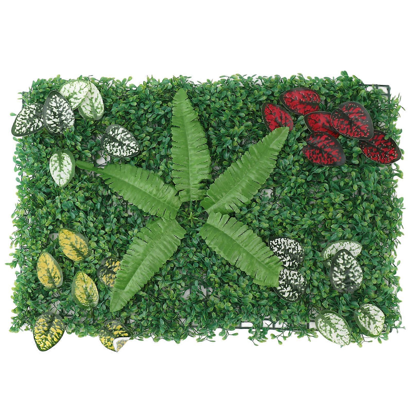 Artificial Plants Grass Wall Panel Grass Backdrop Greenery Wall for Indoor Outdoor Wall Decor Type 1