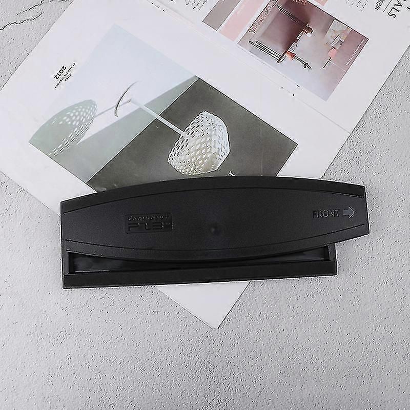 Vertical Stand Bracket Base For Playstation 3 Ps3 Slim Console Black J3g2