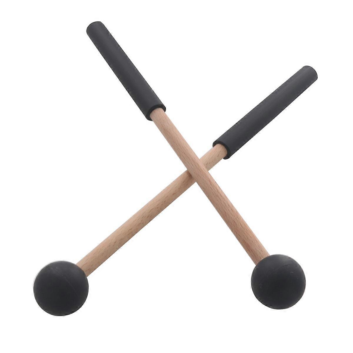 4 Pair Tongue Drum Mallets Soft Rubber Head Drum Mallets Sticks for Drums Tongue Drums and Keyboard