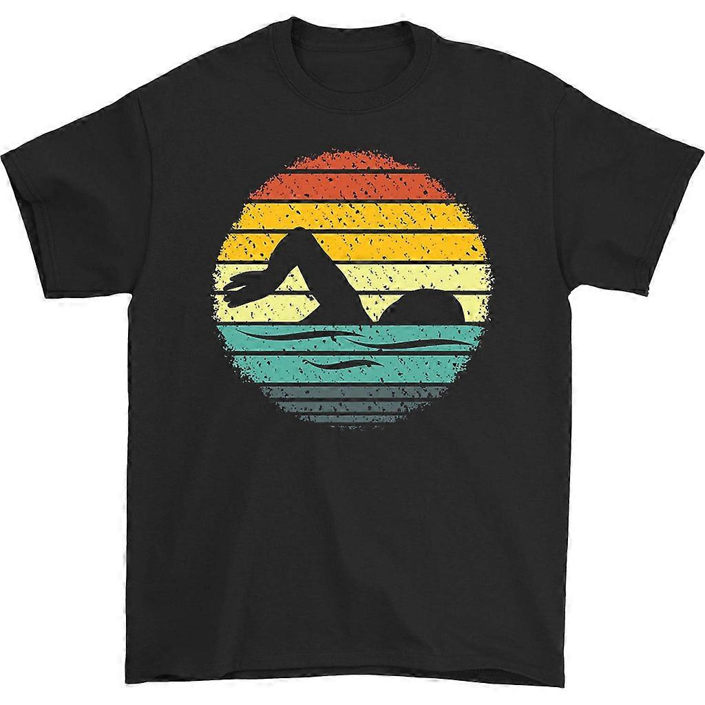 Tricou Retro Silhouette Swimmer