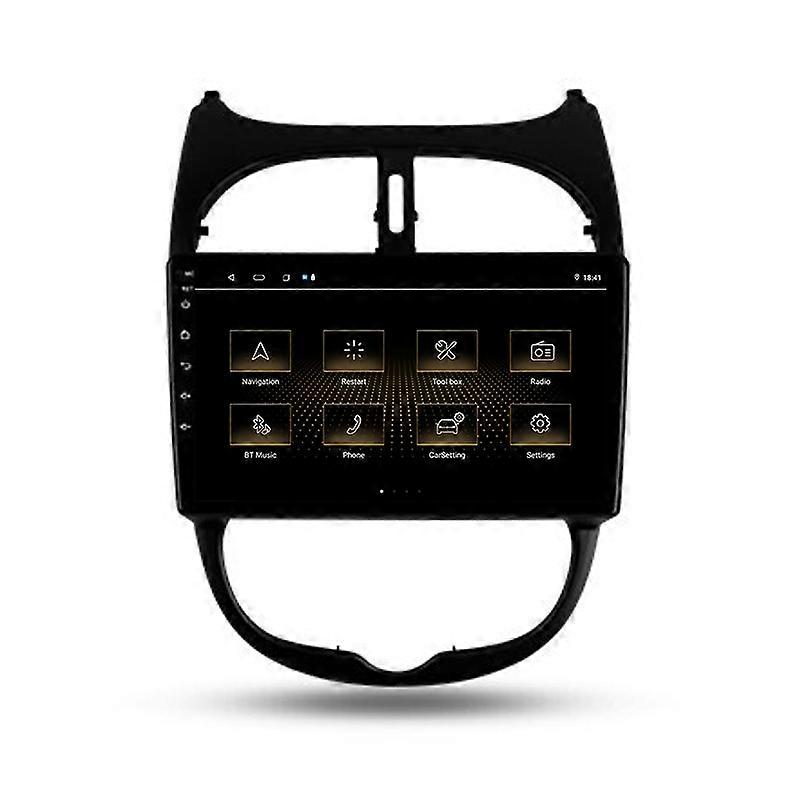 Car Multimedia Radio Android For Peugeot 206 1998 - 2012 Navigation GPS Video Stereo