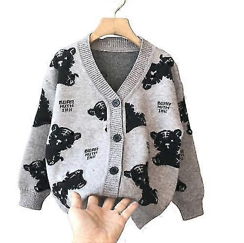 Toddler Baby Cardigan Knitted Sweater Coat Jackets Autumn Winter Outerwear Outfit