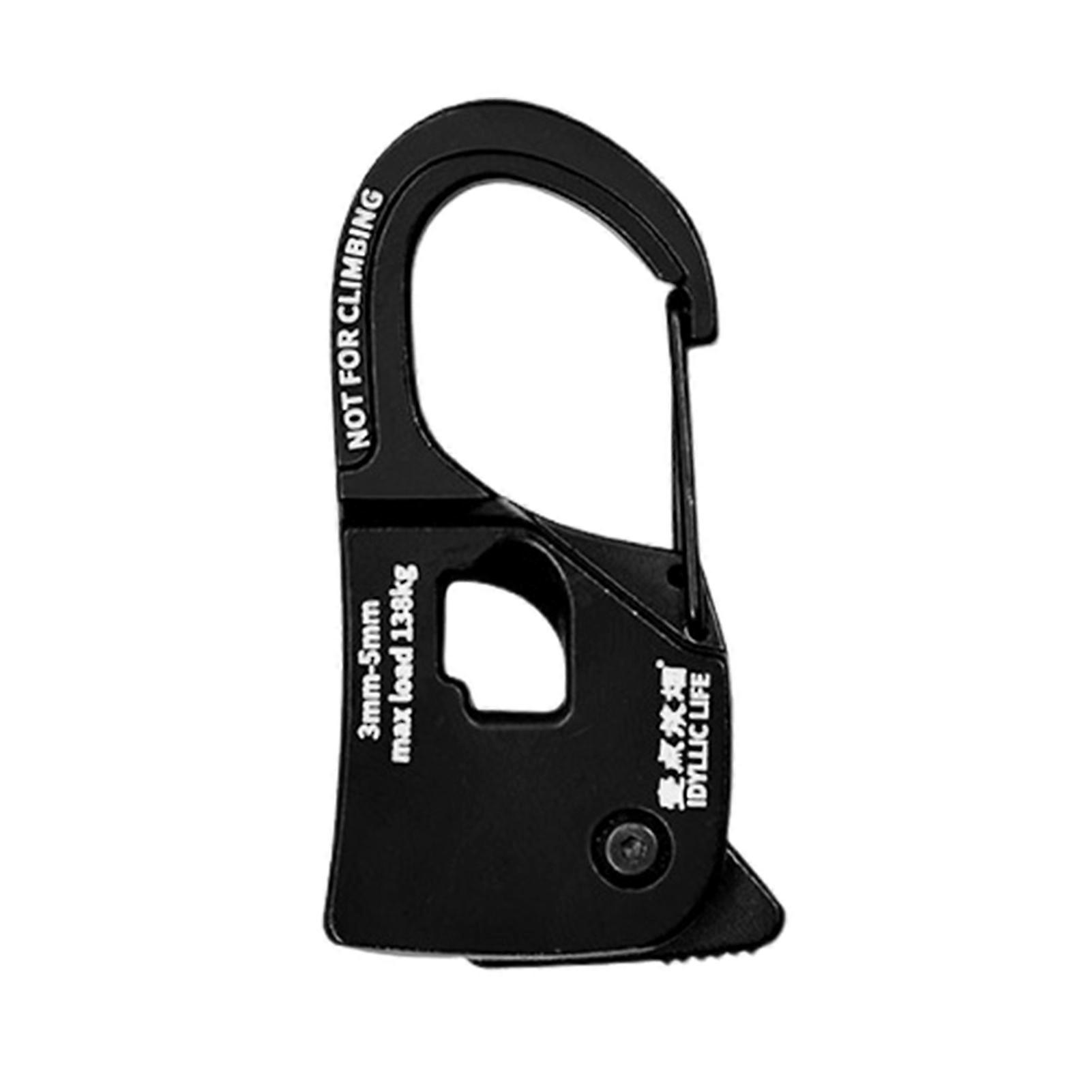 Rope Tensioner Camping Tent Cord Adjuster Rustproof Strong Load-bearing Lightweight Portable Quick Fix Buckle Cord Tensioner