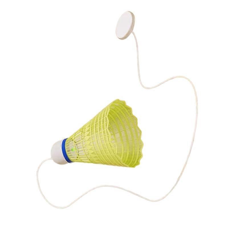 F1FD Glowing Badminton Training Self Study Shuttlecock Rebounds Badminton Trainer