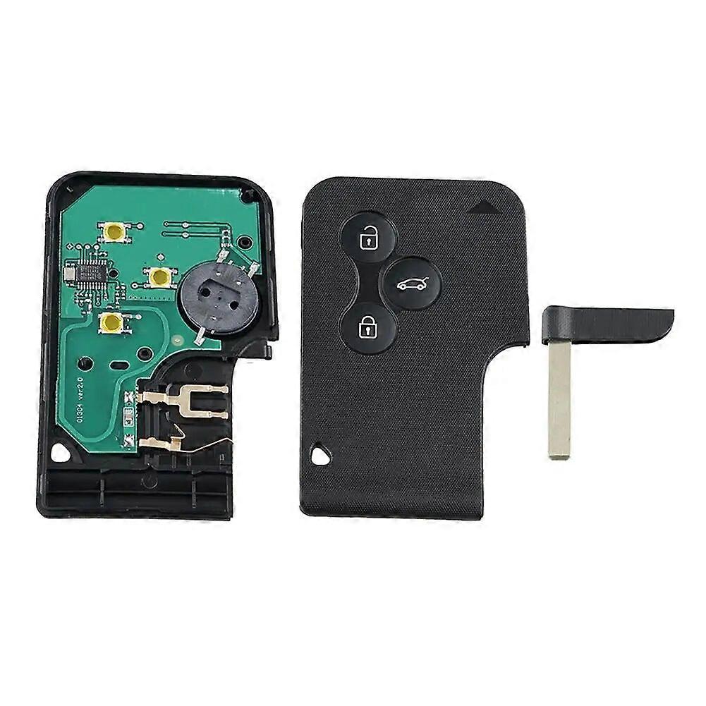 3 Button Smart Key Card 433Mhz ID46 PCF7926 PCF7947 Chip For Renaults Megane 2 3 Scenic Grand 2003-2008 Remote Car Key