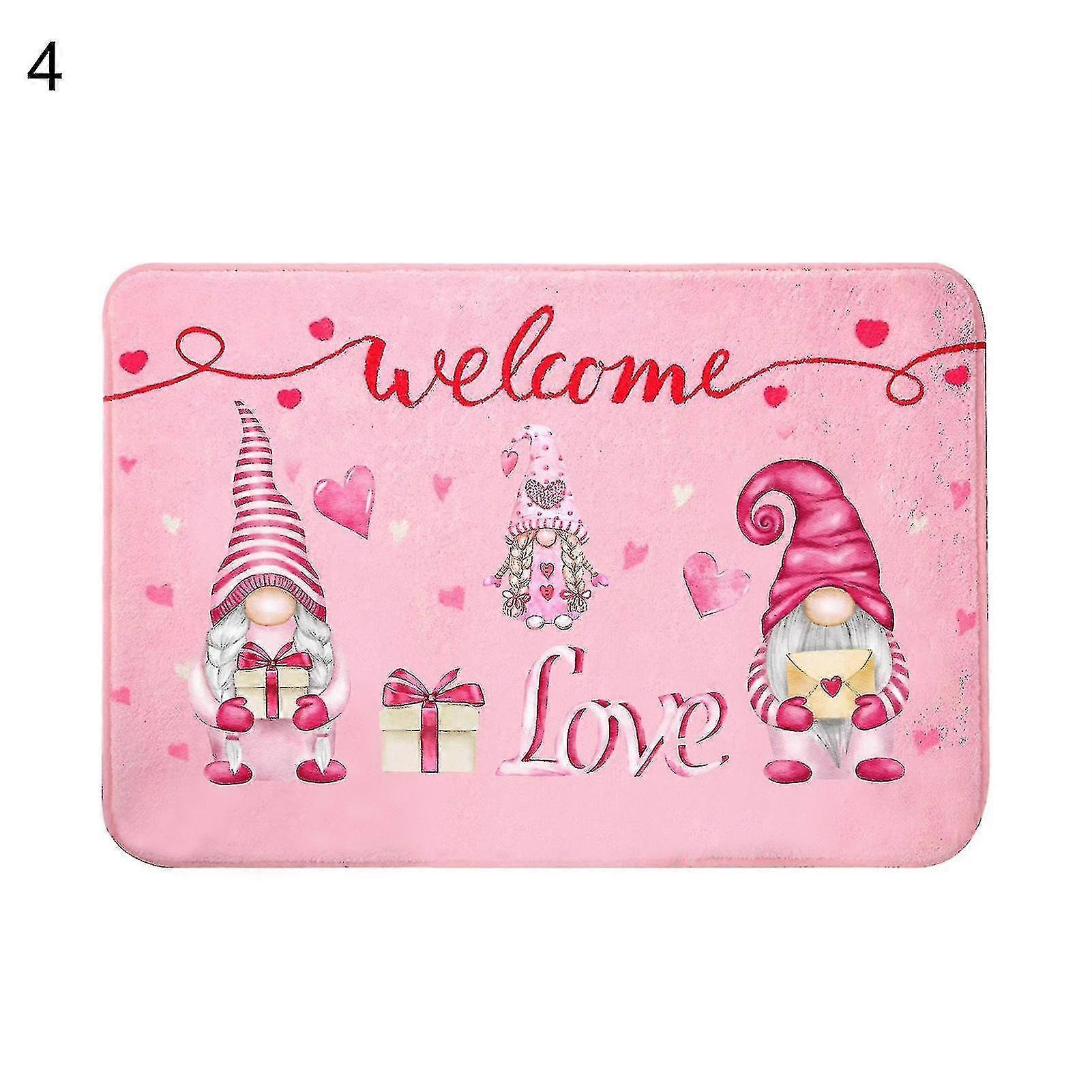 Chic Welcome Mat Flocking Multifunctional Gnome