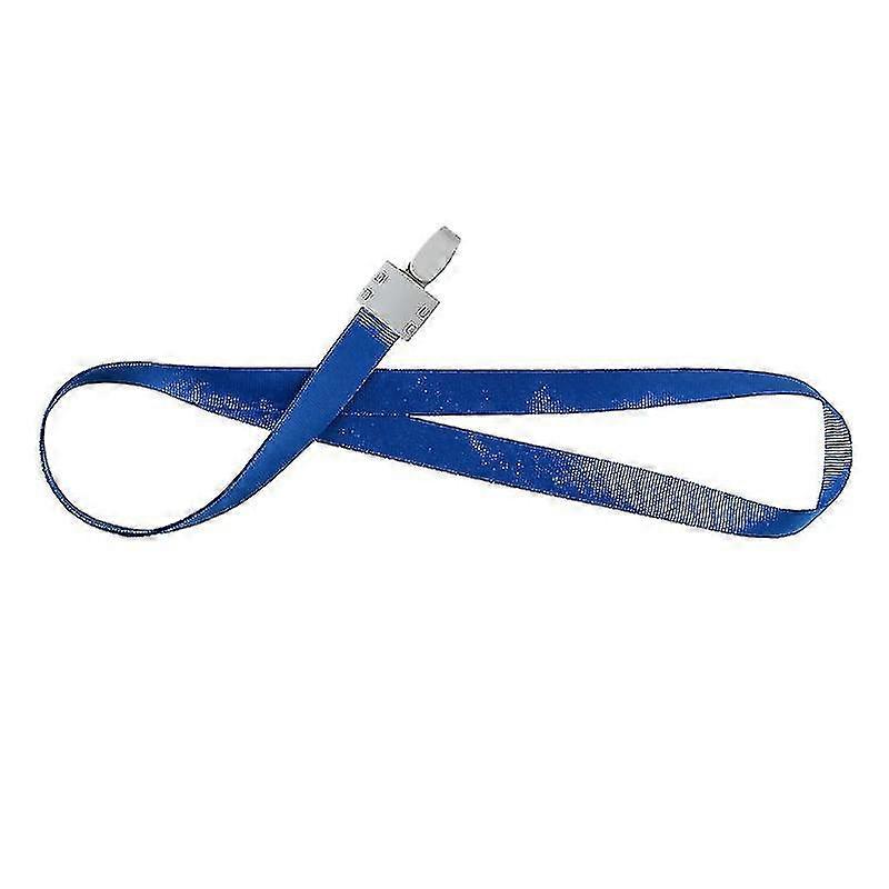 Card Sleeve Lanyard Brand Work Card Rope Belt Exhibition Badge Lanyard Badge Certificate Sleeve Sling Work Card Certificate Student 10 Pieces Blue