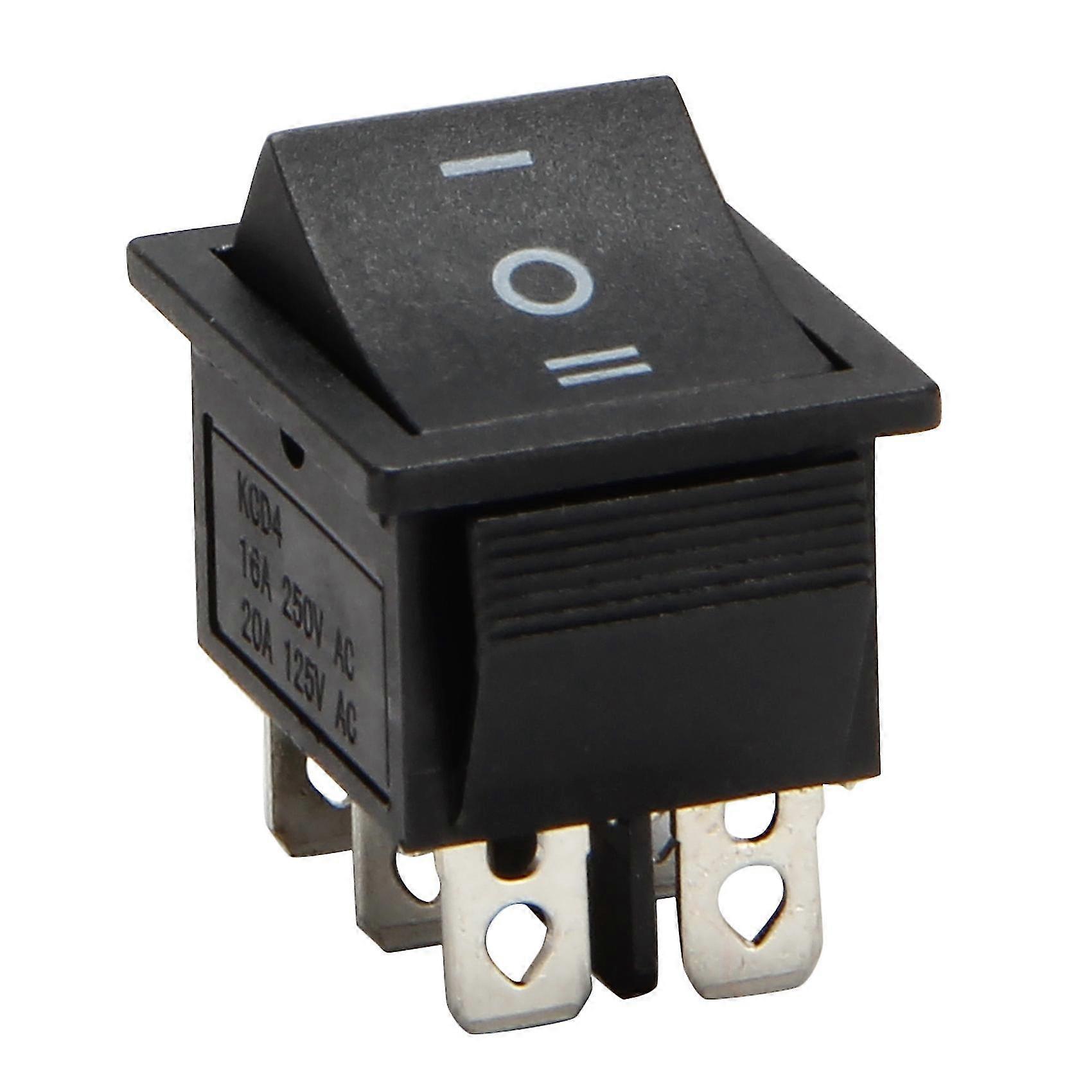 6-terminals 3 Position On/off/on Dpdt Boat Rocker Switch 16a 250vac 20a ...