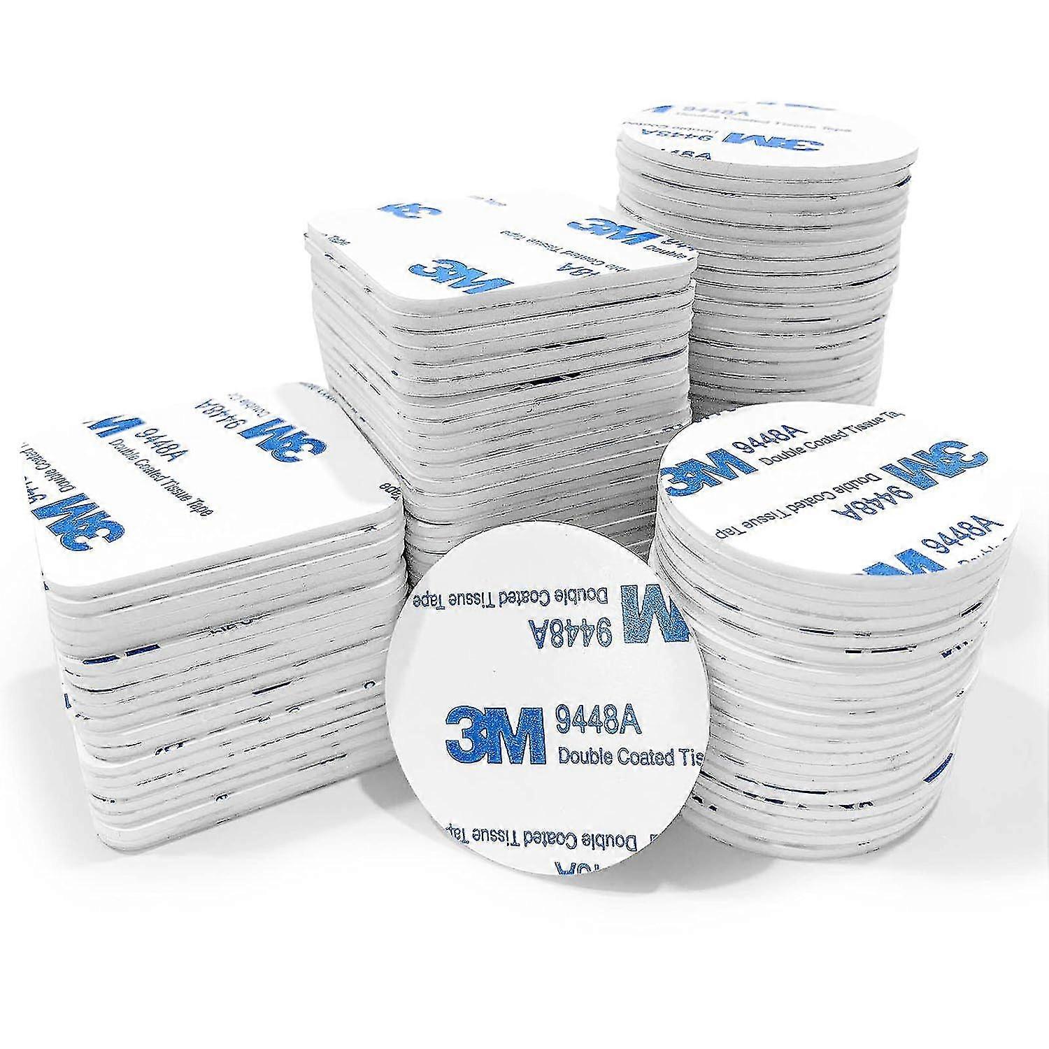 مزدوج الوجهين قوي للغاية ، 128 قطعة شريط رغوي لاصق قوي شريط لاصق أبيض مزدوج الجوانب ، مربعات وجولات لاصق قوي لتركيب الوسادة
