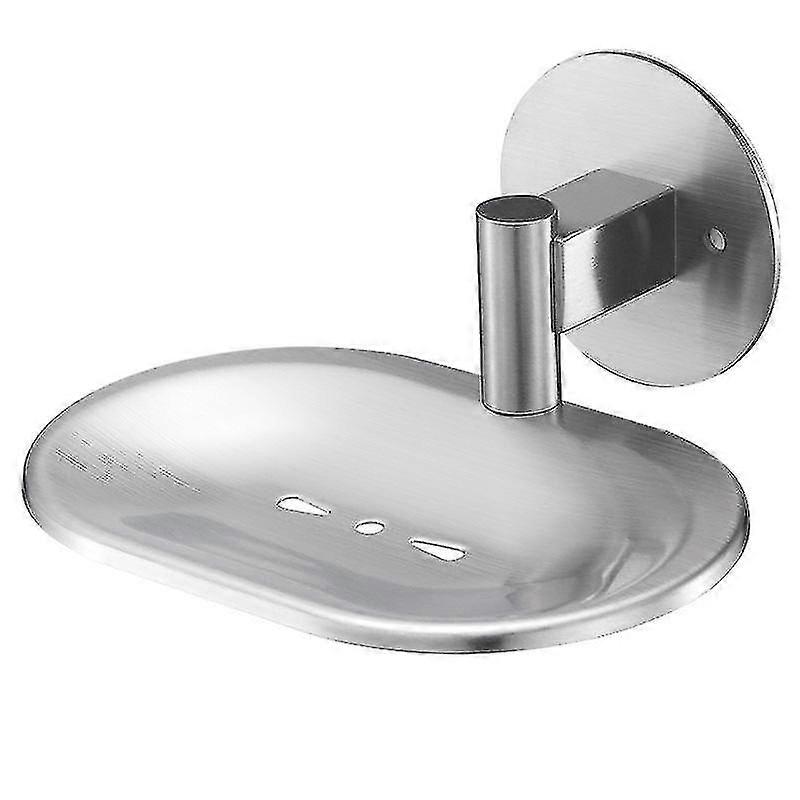 Stainless Steel Strong Suction Cup Bathroom Soap Holder Shower Soap Accessories|soap Dishes