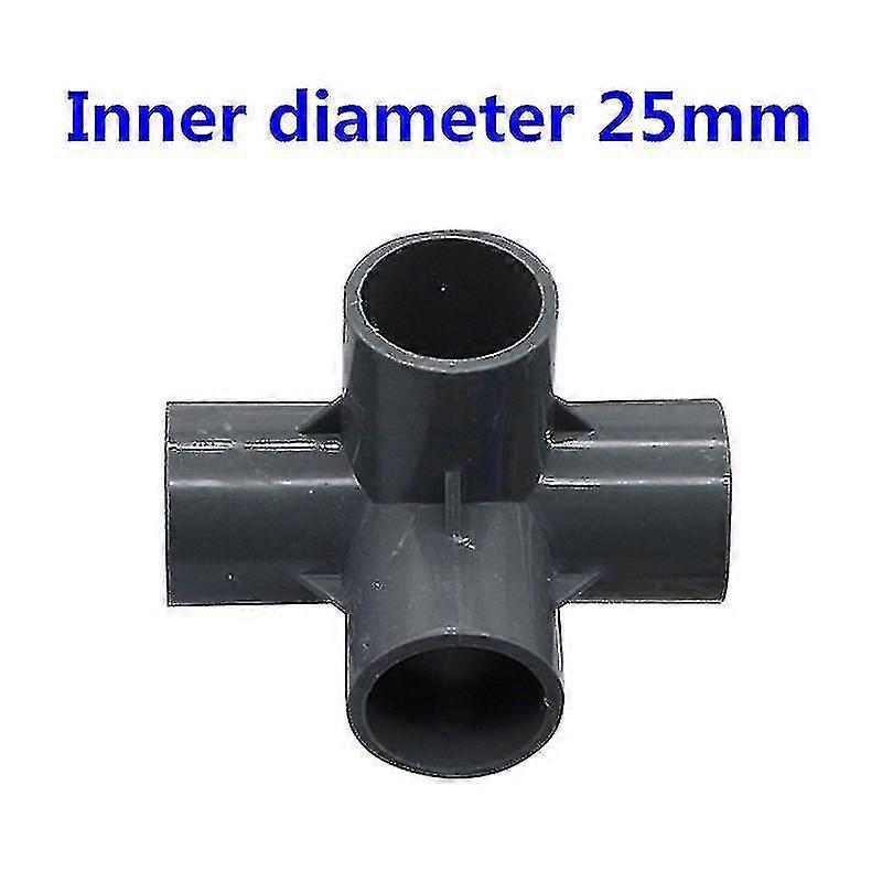25mm Three Dimensional 3 Way/4 Way/5 Way Pvc Connector Garden Irrigation Pipe Connection Joint Diy Shelf Adapter Coupling 1 Pc