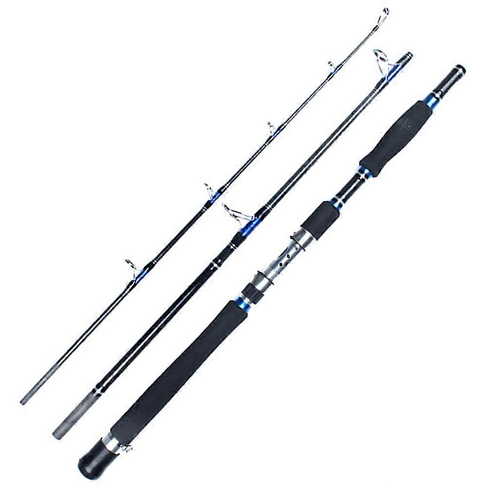 Kaesi 1.8/2.1m Portable 3 Section Carbon Telescopic Fishing Rod Pole Fish Tackle Tool