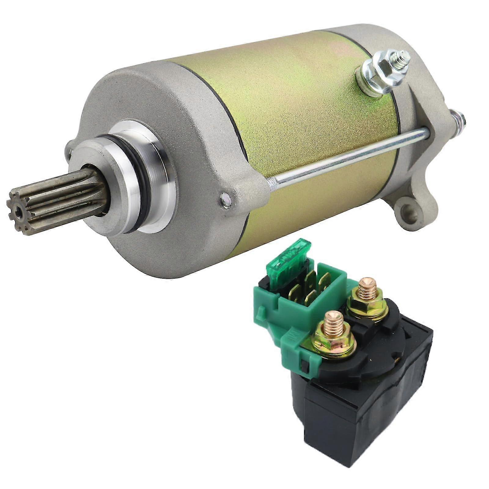 Starter Motor with Relay compatible CFMoto Ccompatiblece 400 2015-2020, Ccompatiblece Zcompatiblece Ucompatiblece 500 2014-2020, Ccompatiblece 600 201