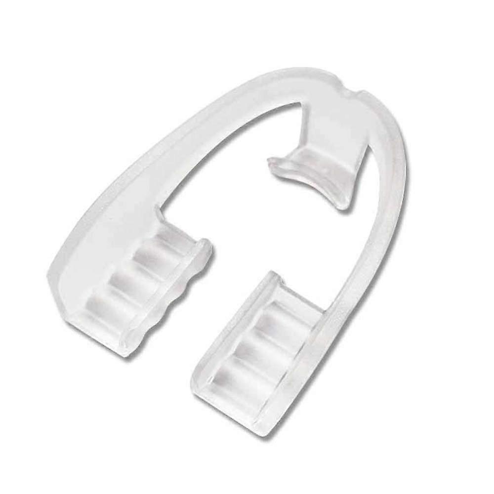 سيليكون أسنان صرير الأسنان واقي الفم يمنع طحن أدوات مساعدة النوم الليلي للأسنان (1 قطعة مع صندوق)