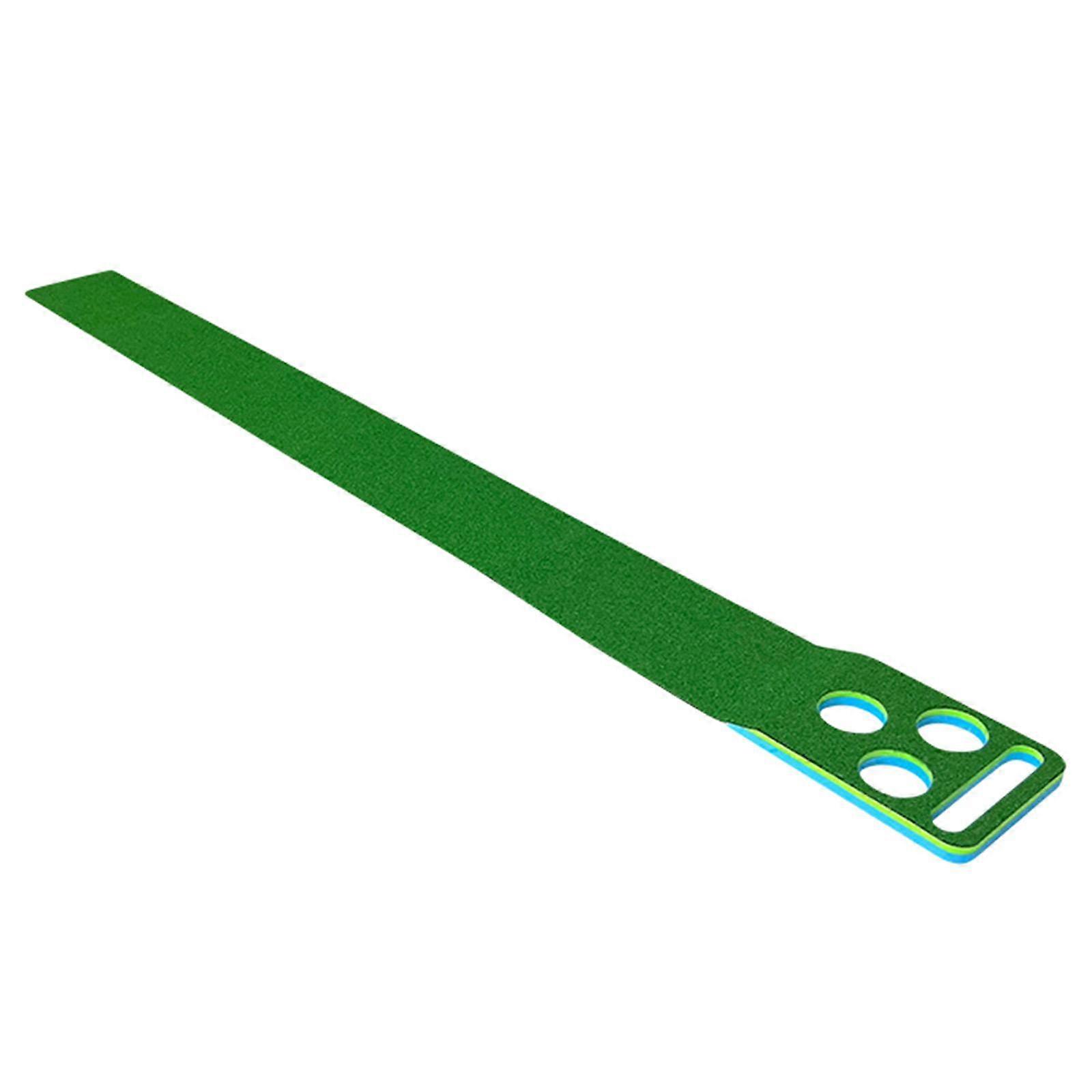 Golf Putting Mat Improve Putting Accuracy for Garden Office Golf Accessories Blue Green Bottom