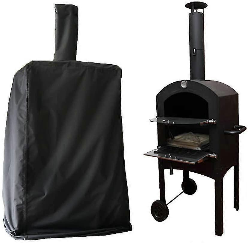 فرن البيتزا في الهواء الطلق تغطي واجب شواء حقيبة سوداء كبيرة اضافية 160 * 37 * 50