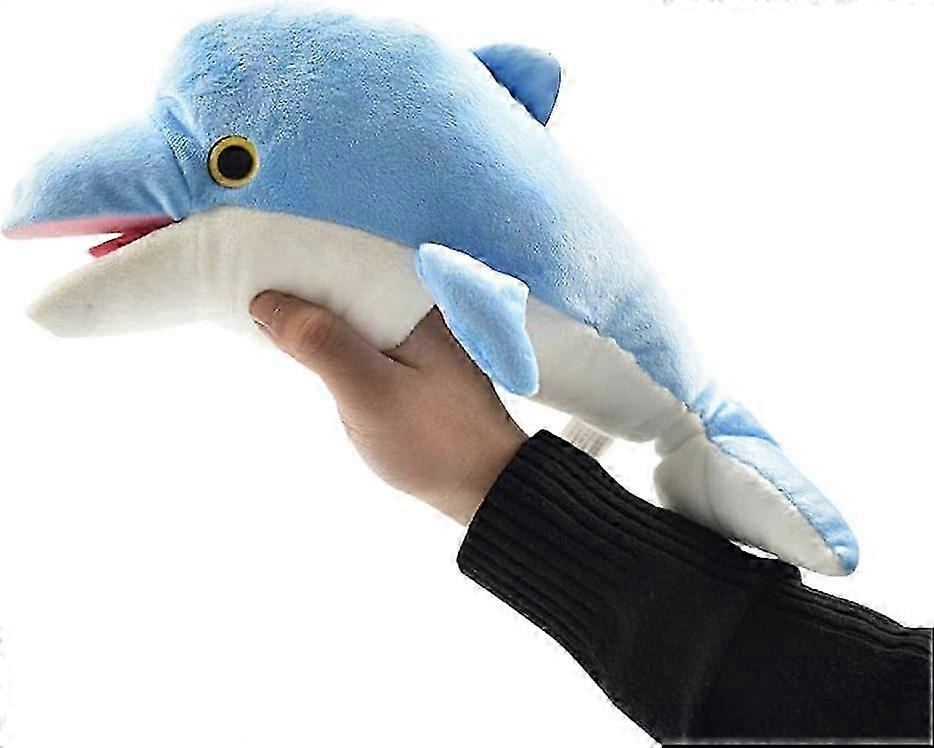 Animal Hand Puppet Hand Puppets for Kids Storytelling Dinosaur Dolphin Hand Puppet Open-Mouthed Tort