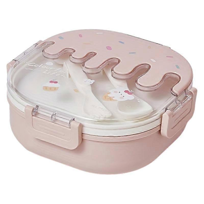 Insulated lunch box for primary and secondary school students with meal tray and divided lunch box