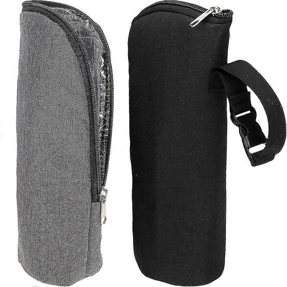 2 st isolerade nappflaskpåsar, termisk väska för nappflaskor, reseväska för nappflaskor