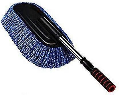 Car microfiber car brush with removable telescopic handle