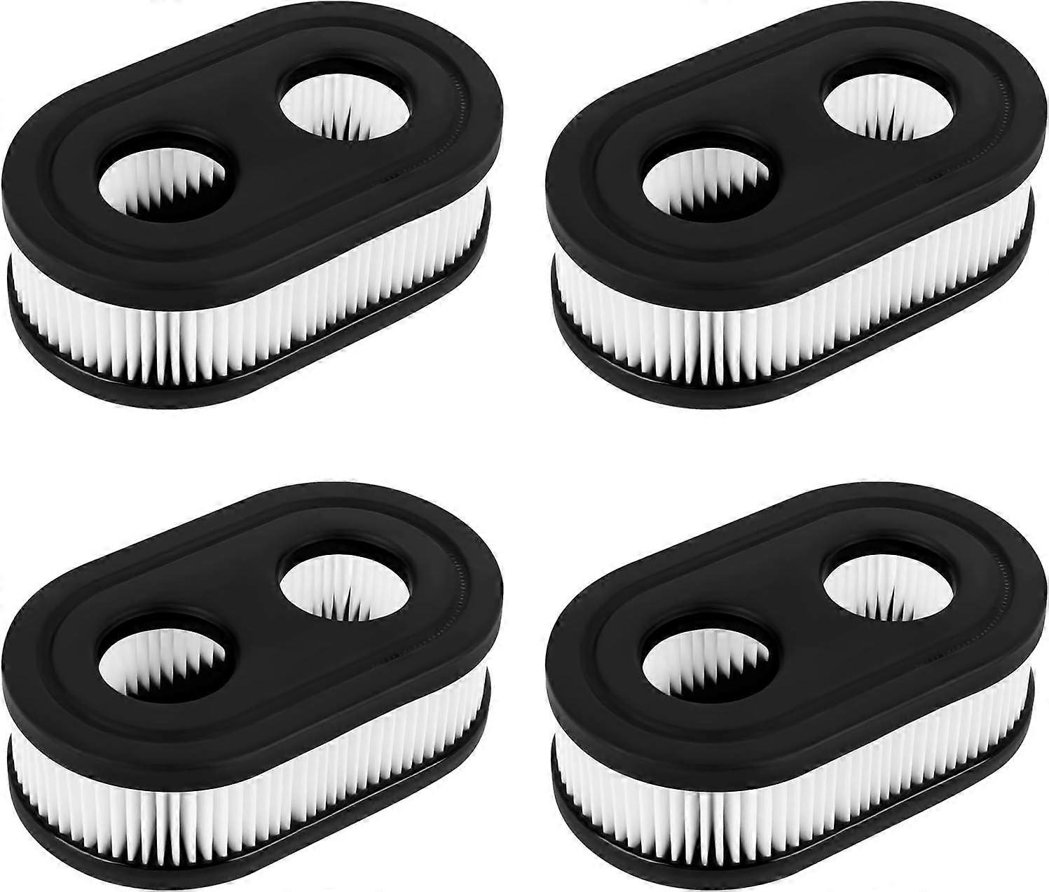 Lawn Mower Air Filter, 4 Pcs Garden Mower Air Filters Suitable for Lawn Mower Engine, Air Filter for Engines Can Replace Old Briggs Stratton Lawn Mowe