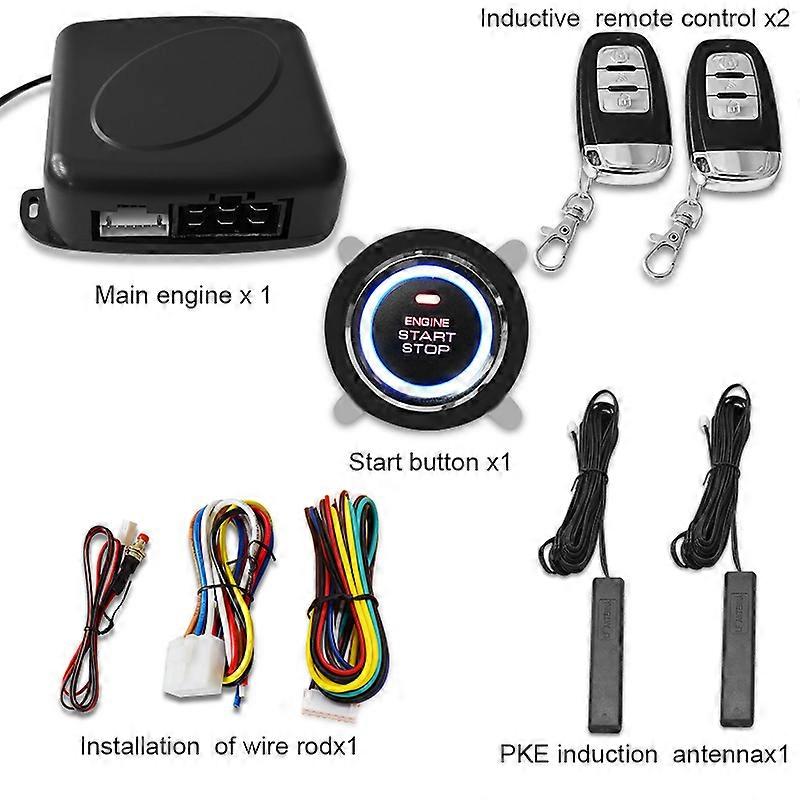 Car PKE one key start keyless entry system one key start car ignition