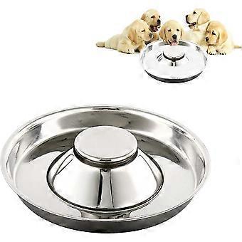 Gamelles en acier inoxydable pour chats, pour nourriture et eau, pour chiens de petite, moyenne et grande taille